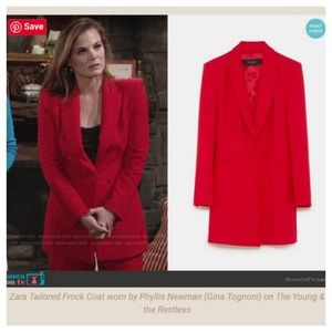 zara tailored frock coat